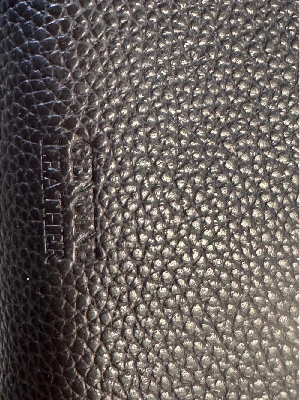 Giani Bernini Black Pebbled Leather Organizer Wallet Kiss Lock Coin Purse